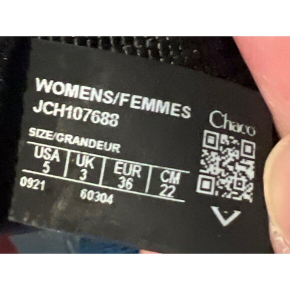 Chaco Womens Black Sandal Size 5 With Adjustable Straps - Picture 5 of 7